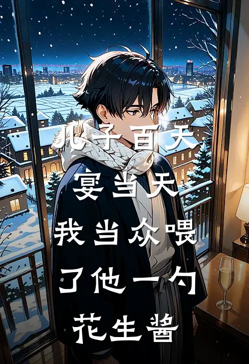 儿子百天宴当天，我当众喂了他一勺花生酱