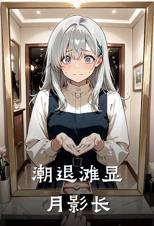 潮退滩显月影长