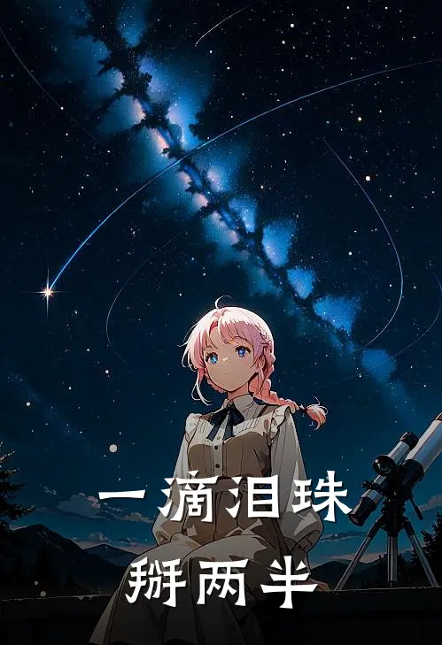 一滴泪珠掰两半