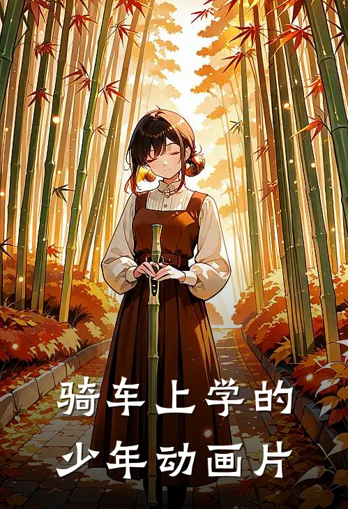 骑车上学的少年动画片