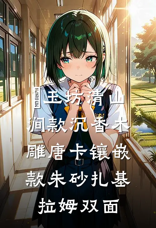 玊玉坊清山涧款沉香木雕唐卡镶嵌款朱砂扎基拉姆双面