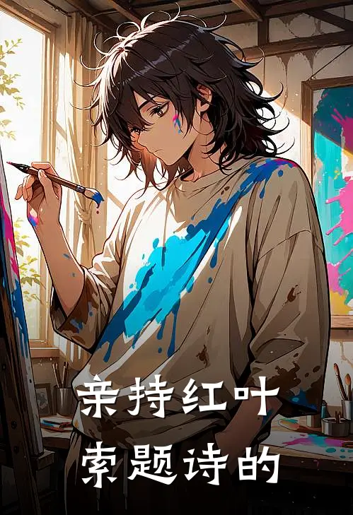 亲持红叶索题诗的