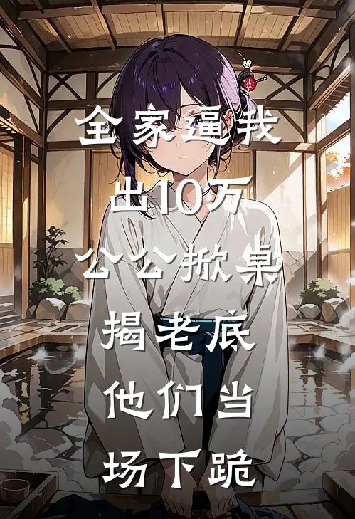 全家逼我出10万，公公掀桌揭老底，他们当场下跪