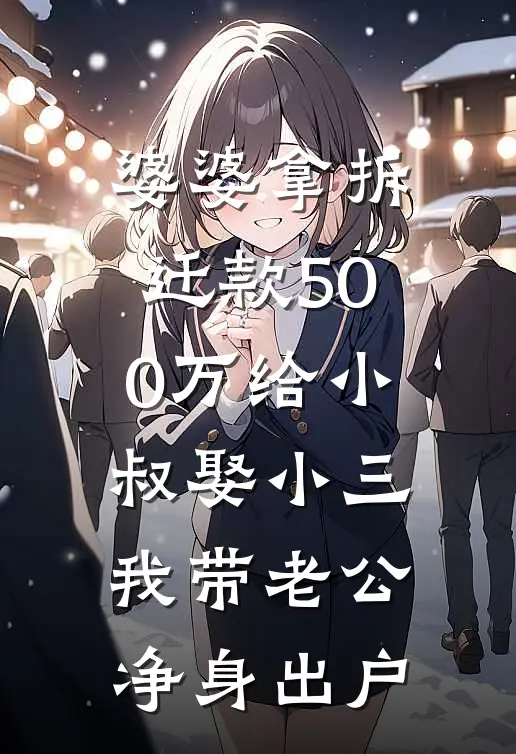 婆婆拿拆迁款500万给小叔娶小三，我带老公净身出户