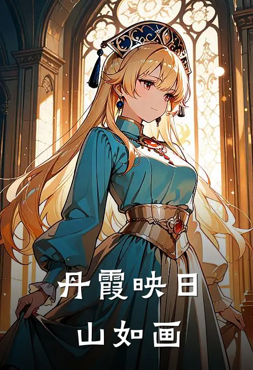 丹霞映日山如画